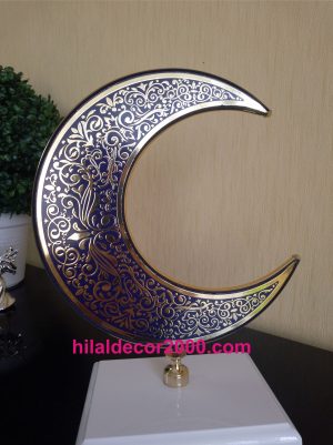 Statuette Crescent moon decor crescent for Ramadan