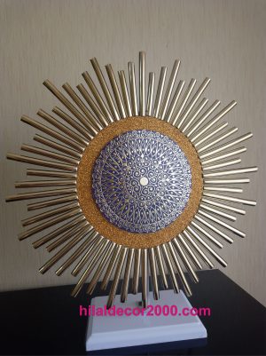 Statuette sun decor sun